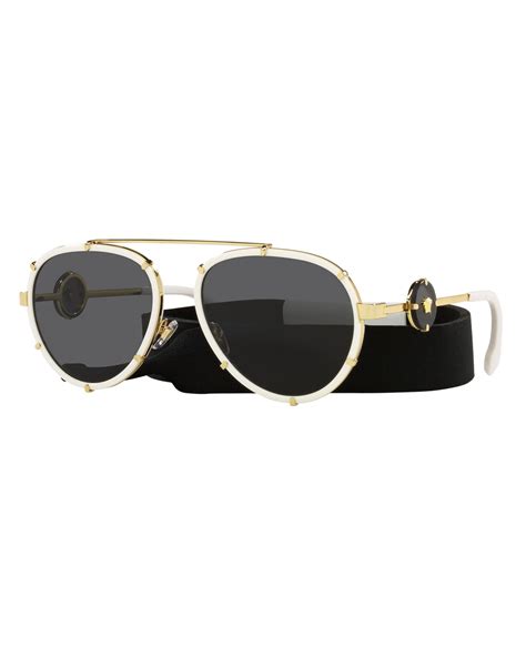 versace metal frame sunglasses for women 2006|Versace sunglasses men white.